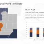 Utah Map 1 PowerPoint Template & Google Slides Theme
