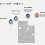 Utah Map 2 PowerPoint Template & Google Slides Theme