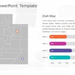 Utah Map 7 PowerPoint Template & Google Slides Theme