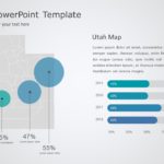 Utah Map 8 PowerPoint Template & Google Slides Theme
