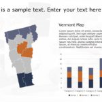 Vermont Map 1 PowerPoint Template & Google Slides Theme