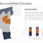 Vermont Map 1 PowerPoint Template & Google Slides Theme