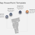 Vermont Map 2 PowerPoint Template & Google Slides Theme