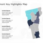 Vermont Map 4 PowerPoint Template & Google Slides Theme