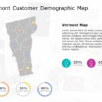 Vermont Map 6 PowerPoint Template & Google Slides Theme