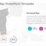 Vermont Map 6 PowerPoint Template & Google Slides Theme