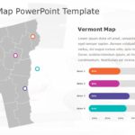 Vermont Map 7 PowerPoint Template & Google Slides Theme