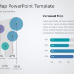 Vermont Map 8 PowerPoint Template & Google Slides Theme
