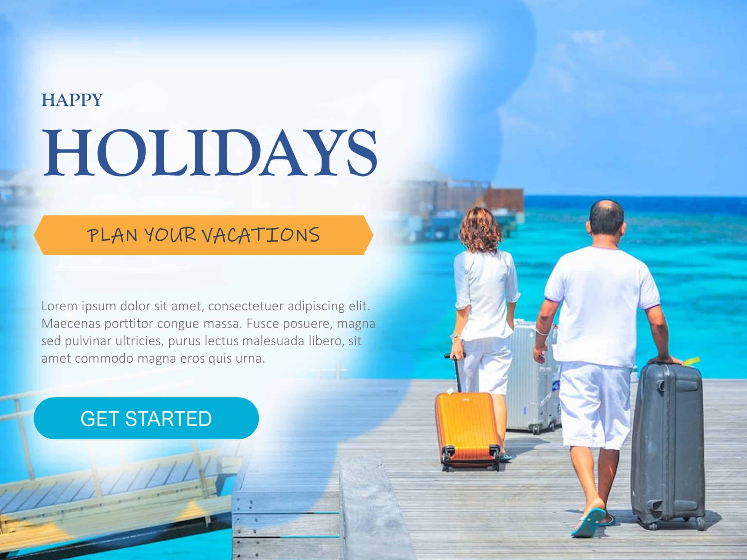vacation powerpoint template