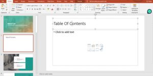 How to make a table of contents in PowerPoint? | #powerpointdesigners ...