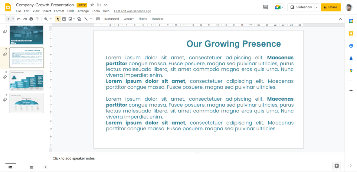 How to Wrap Text in Google Slides | Google Slides Tutorial