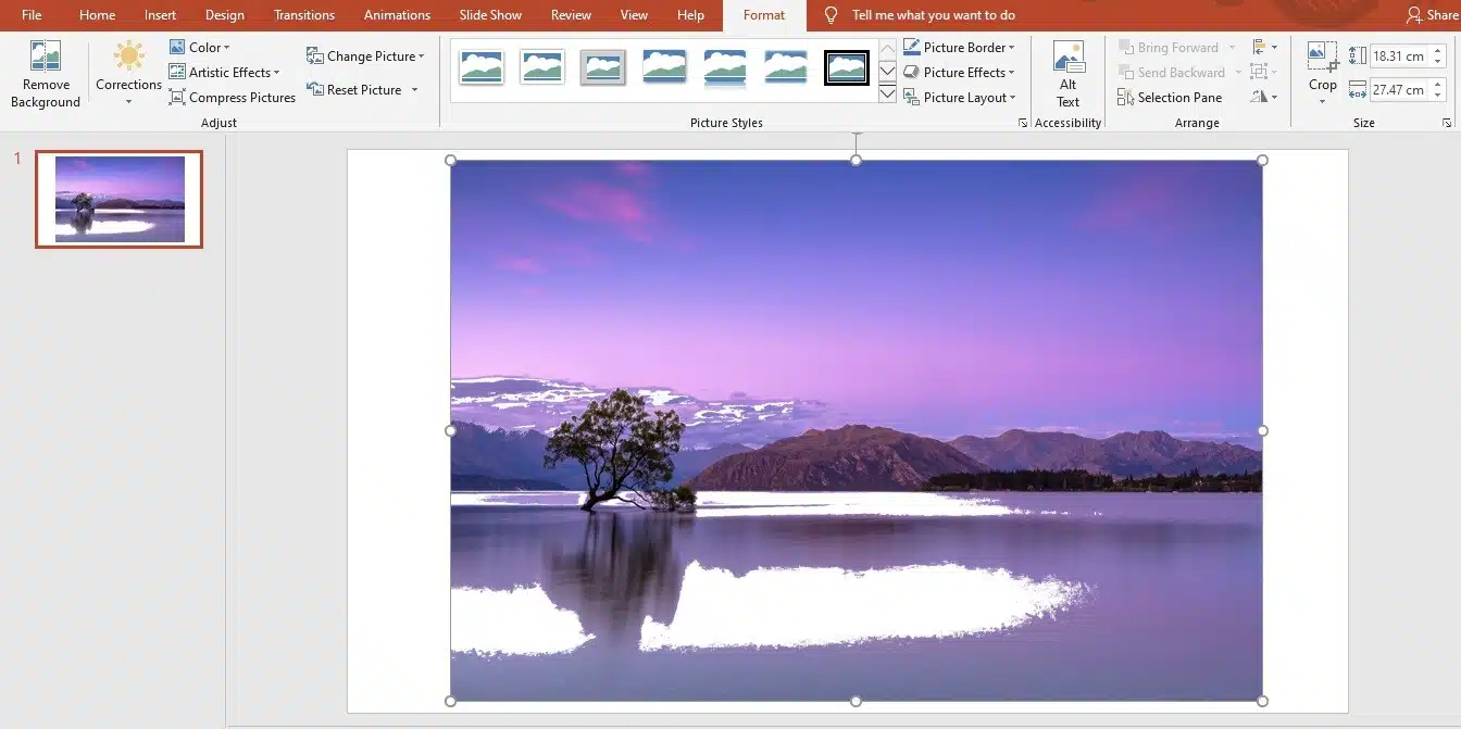 How to make images transparent in PowerPoint