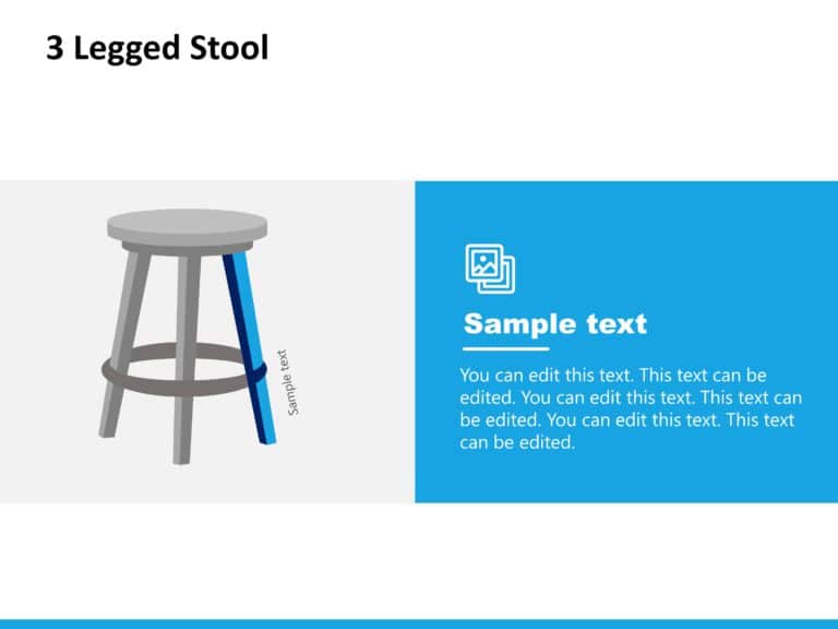 3 Legged Stool PowerPoint Template & Google Slides Theme