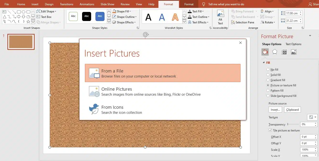 How to change Shape Transparency in PowerPoint