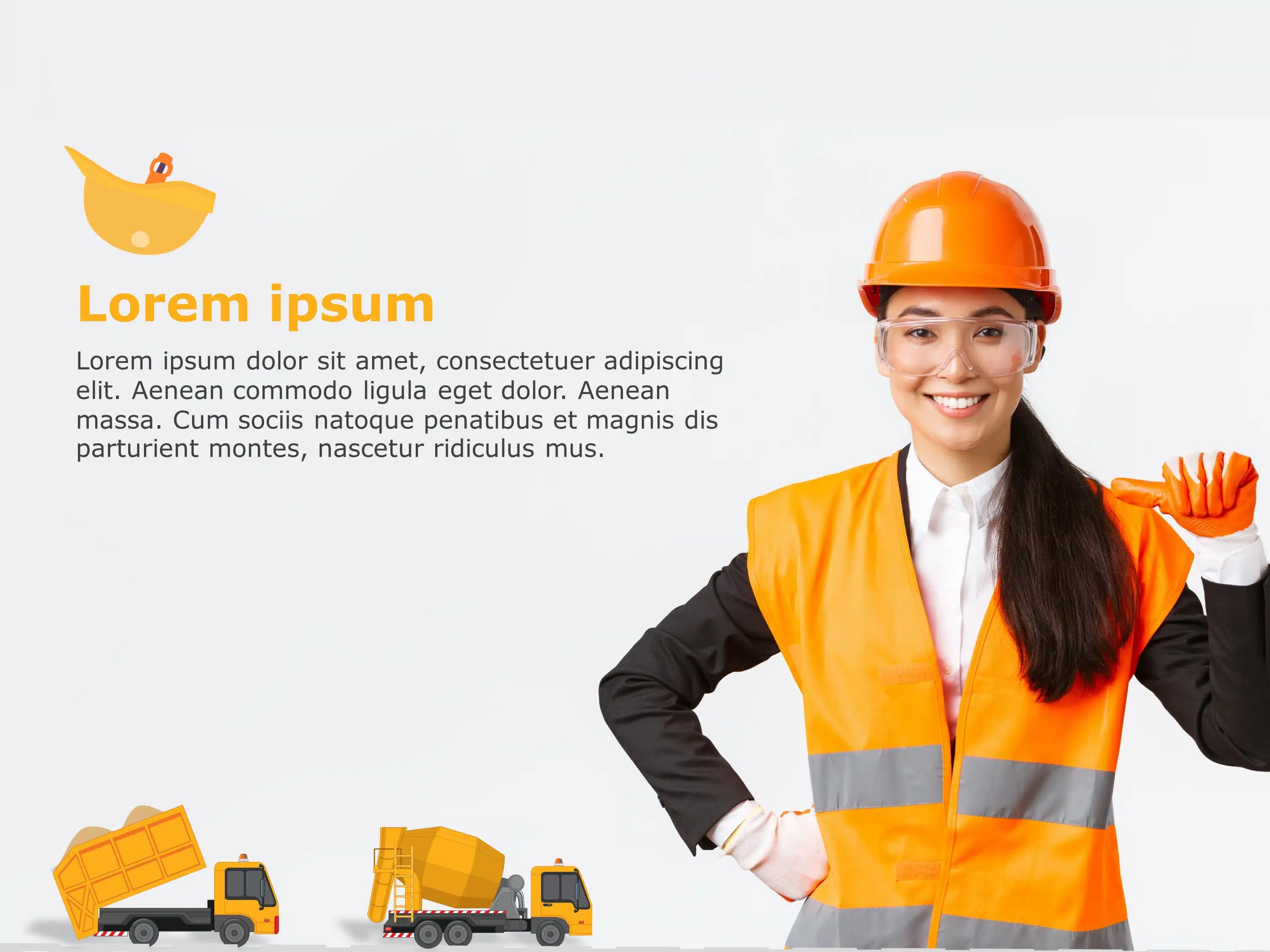 Construction Worker Powerpoint Template