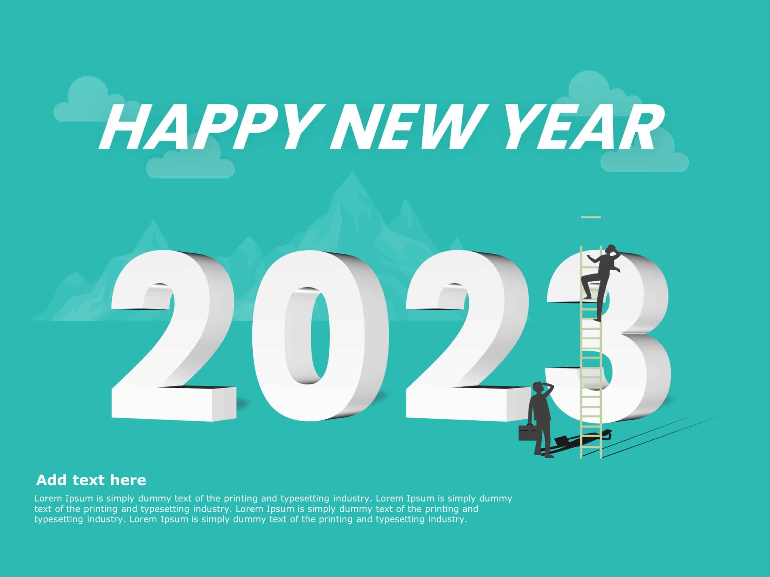 Happy New Year 2023 PowerPoint Template