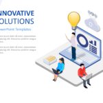 Innovation Isometric PowerPoint Template & Google Slides Theme