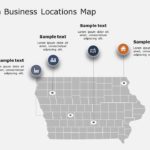 Iowa Map 2 PowerPoint Template & Google Slides Theme