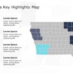 Iowa Map 4 PowerPoint Template & Google Slides Theme