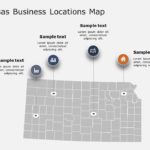 Kansas Map 2 PowerPoint Template & Google Slides Theme