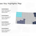 Kansas Map 4 PowerPoint Template & Google Slides Theme