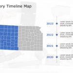 Kansas Map 5 PowerPoint Template & Google Slides Theme