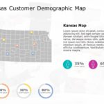 Kansas Map 6 PowerPoint Template & Google Slides Theme