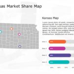 Kansas Map 7 PowerPoint Template & Google Slides Theme