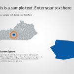 Kentucky Map 3 PowerPoint Template & Google Slides Theme