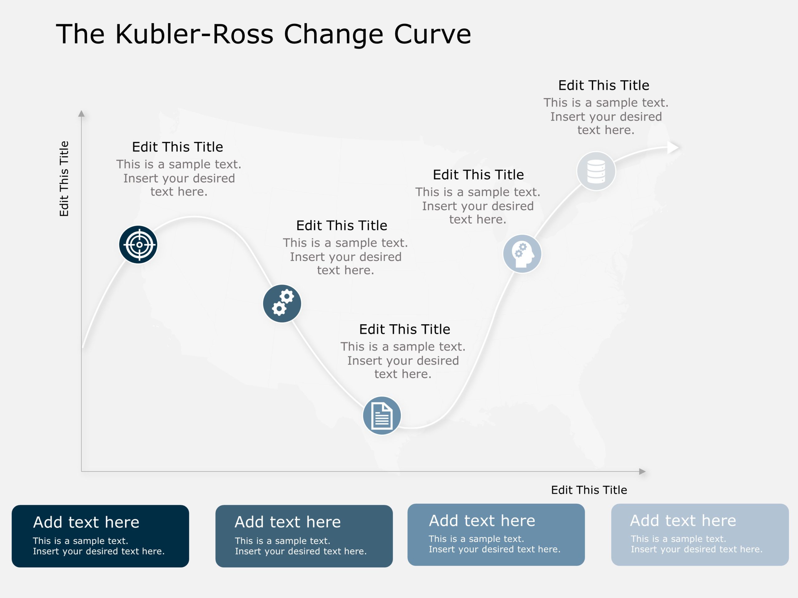 Kubler Ross Change Curve Powerpoint Template