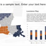 Louisiana Map 1 PowerPoint Template & Google Slides Theme