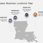 Louisiana Map 2 PowerPoint Template & Google Slides Theme