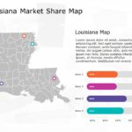 Louisiana Map 7 PowerPoint Template & Google Slides Theme