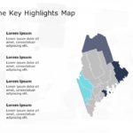 Maine Map 4 PowerPoint Template & Google Slides Theme