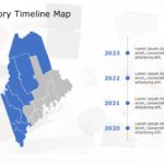 Maine Map 5 PowerPoint Template & Google Slides Theme