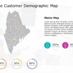 Maine Map 6 PowerPoint Template & Google Slides Theme