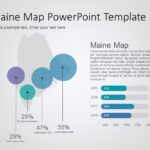 Maine Map 8 PowerPoint Template & Google Slides Theme