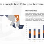 Maryland Map 1 PowerPoint Template & Google Slides Theme