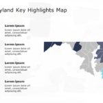 Maryland Map 4 PowerPoint Template & Google Slides Theme