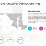 Maryland Map 6 PowerPoint Template & Google Slides Theme