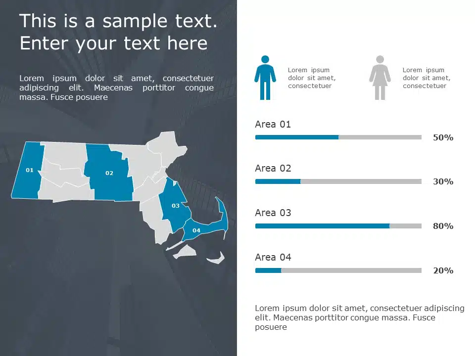 Massachusetts Demographic Profile 9 PowerPoint Template & Google Slides Theme