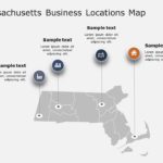Massachusetts Map 2 PowerPoint Template & Google Slides Theme