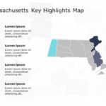 Massachusetts Map 4 PowerPoint Template & Google Slides Theme