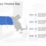 Massachusetts Map 5 PowerPoint Template & Google Slides Theme