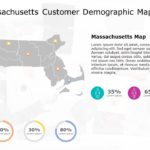 Massachusetts Map 6 PowerPoint Template & Google Slides Theme