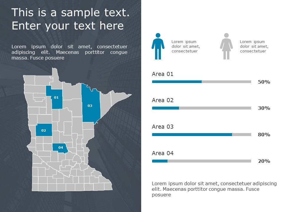 Minnesota Demographic Profile 9 PowerPoint Template