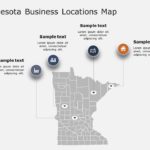 Minnesota Map 2 PowerPoint Template & Google Slides Theme