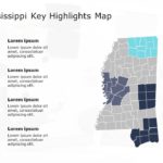Mississippi Map 4 PowerPoint Template & Google Slides Theme