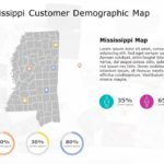 Mississippi Map 6 PowerPoint Template & Google Slides Theme