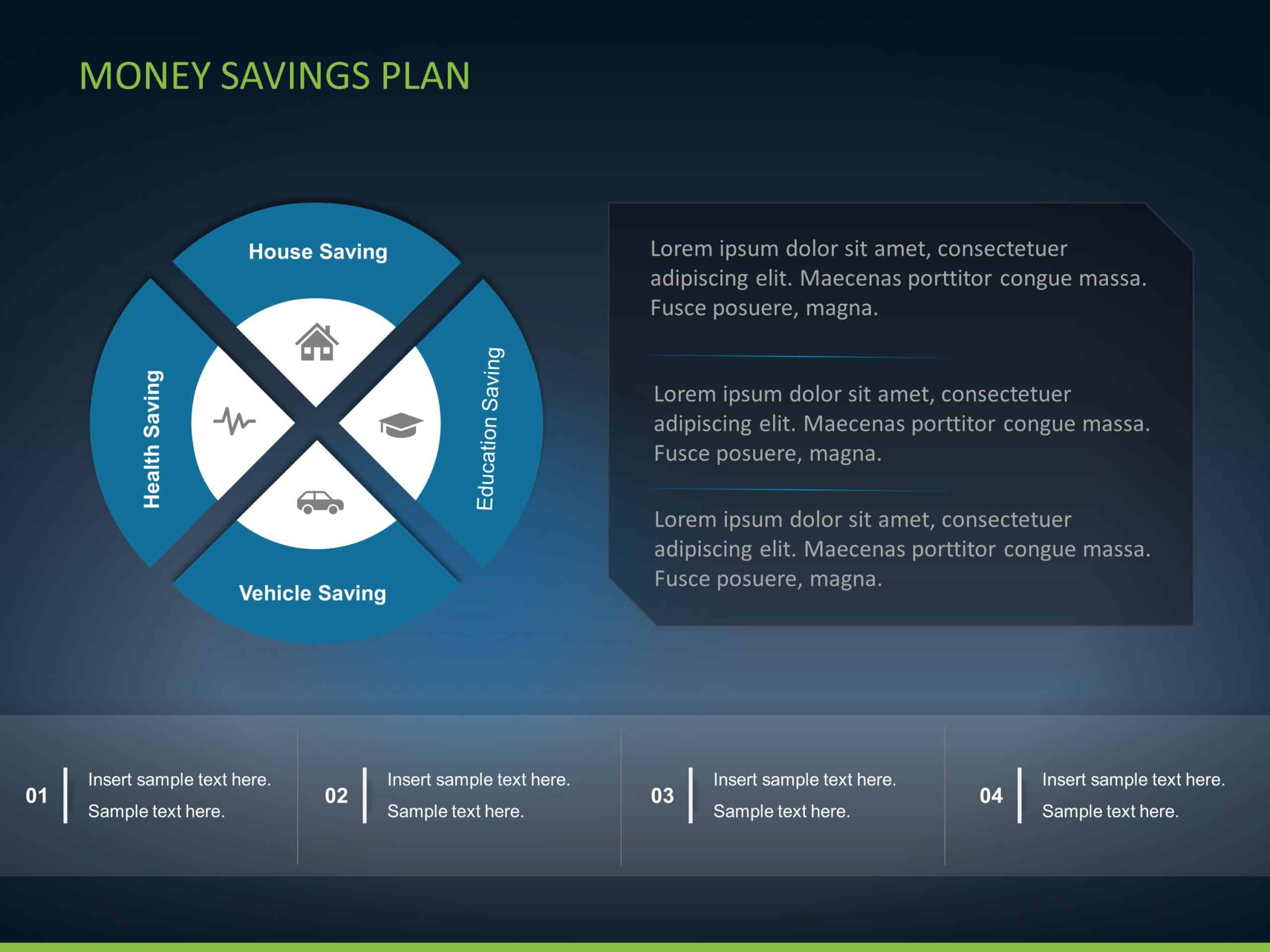 Money Savings & Planning PowerPoint Template